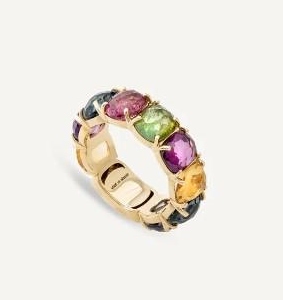 MARCO BICEGO Murano 18K Yellow Gold Statement Small Gemstone Ring