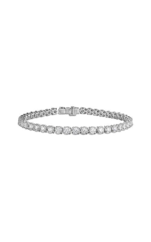 A.LINK 18 Karat White Gold Abbracci Collection Diamond Tennis Bracelet