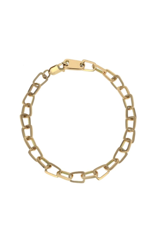 KING BABY 10 Karat Yellow Gold Pop Top Cut Out Bracelet