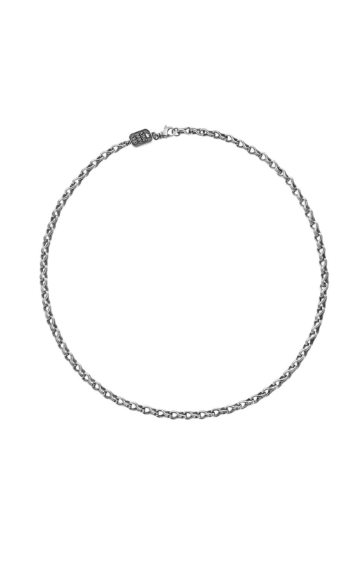 KING BABY Twisted Eight Link Necklace in Twenty-Four Inch Length