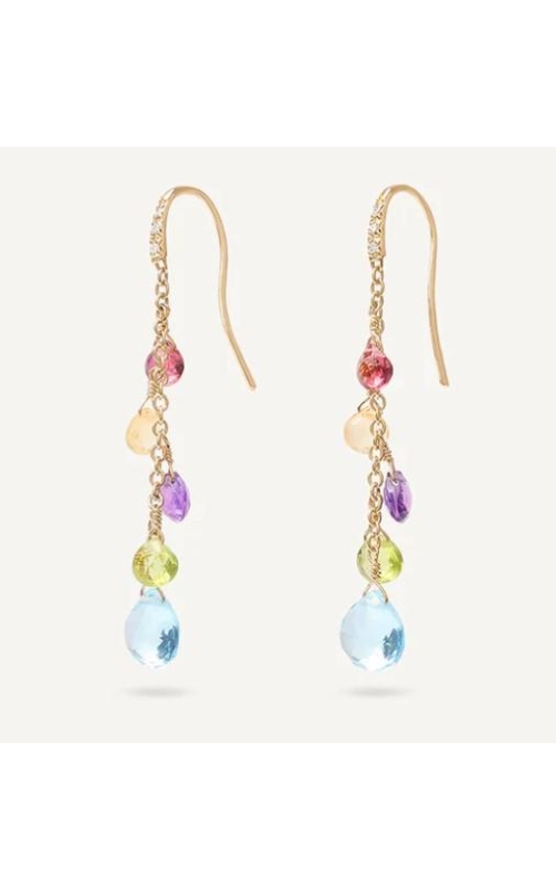 MARCO BICEGO Paradise 18K Yellow Gold Gemstone Earrings With Diamonds, Medium