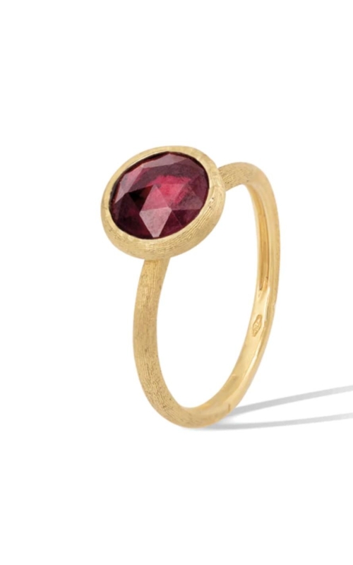 MARCO BICEGO Jaipur Color 18K Yellow Gold Garnet Stackable Ring