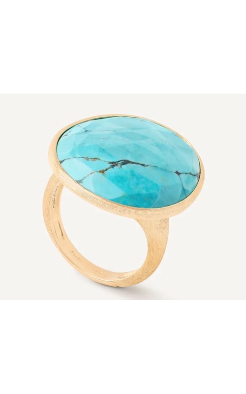 MARCO BICEGO Lunaria 18K Yellow Gold Cocktail Ring With Turquoise