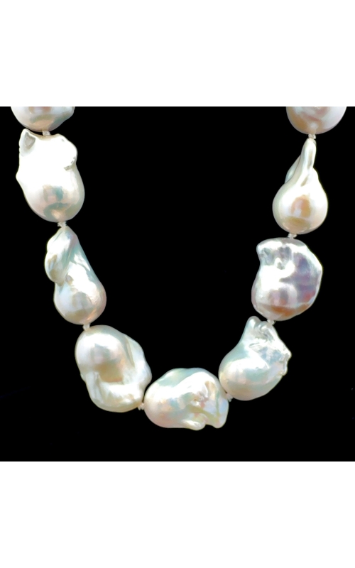 MASTOLONI 14 Karat Yellow Gold Baroque Freshwater Pearl Necklace