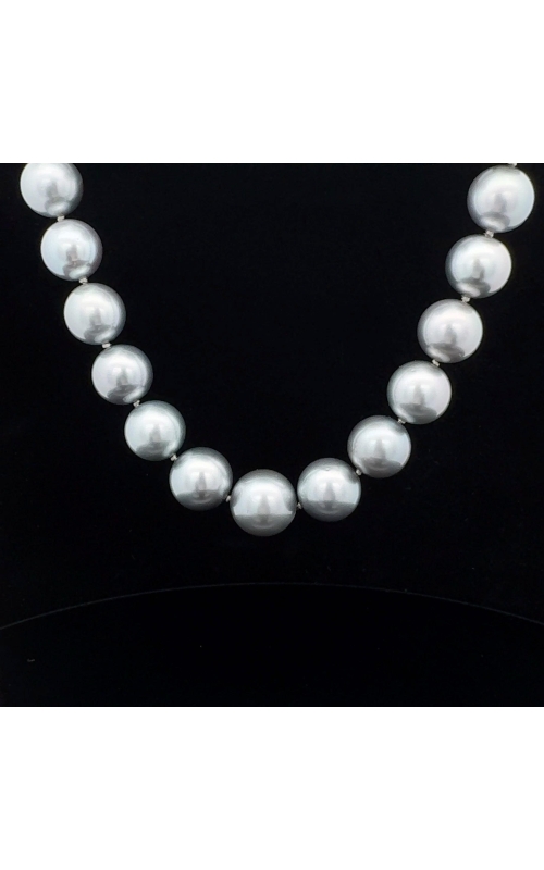 MASTOLONI 18 Karat White Gold Tahitian Pearl Necklace