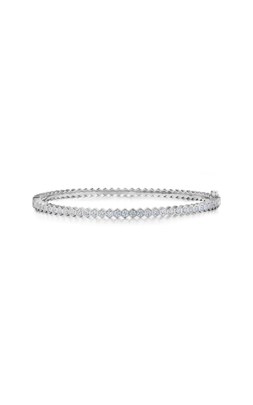 NADER KASH 18 Karat White Gold Diamond Bangle Bracelet