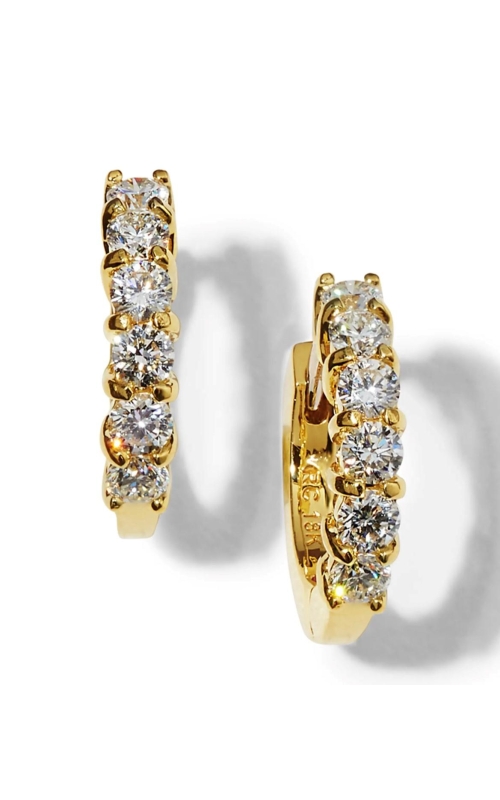 ROBERTO COIN 18K Gold Huggy Diamond Earrings