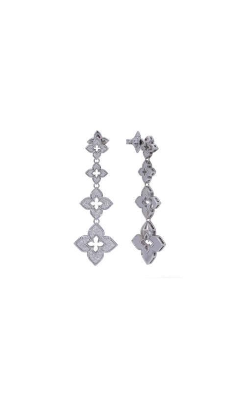 ROBERTO COIN 18K White Gold Diamond Venetian Princess Drop Earring