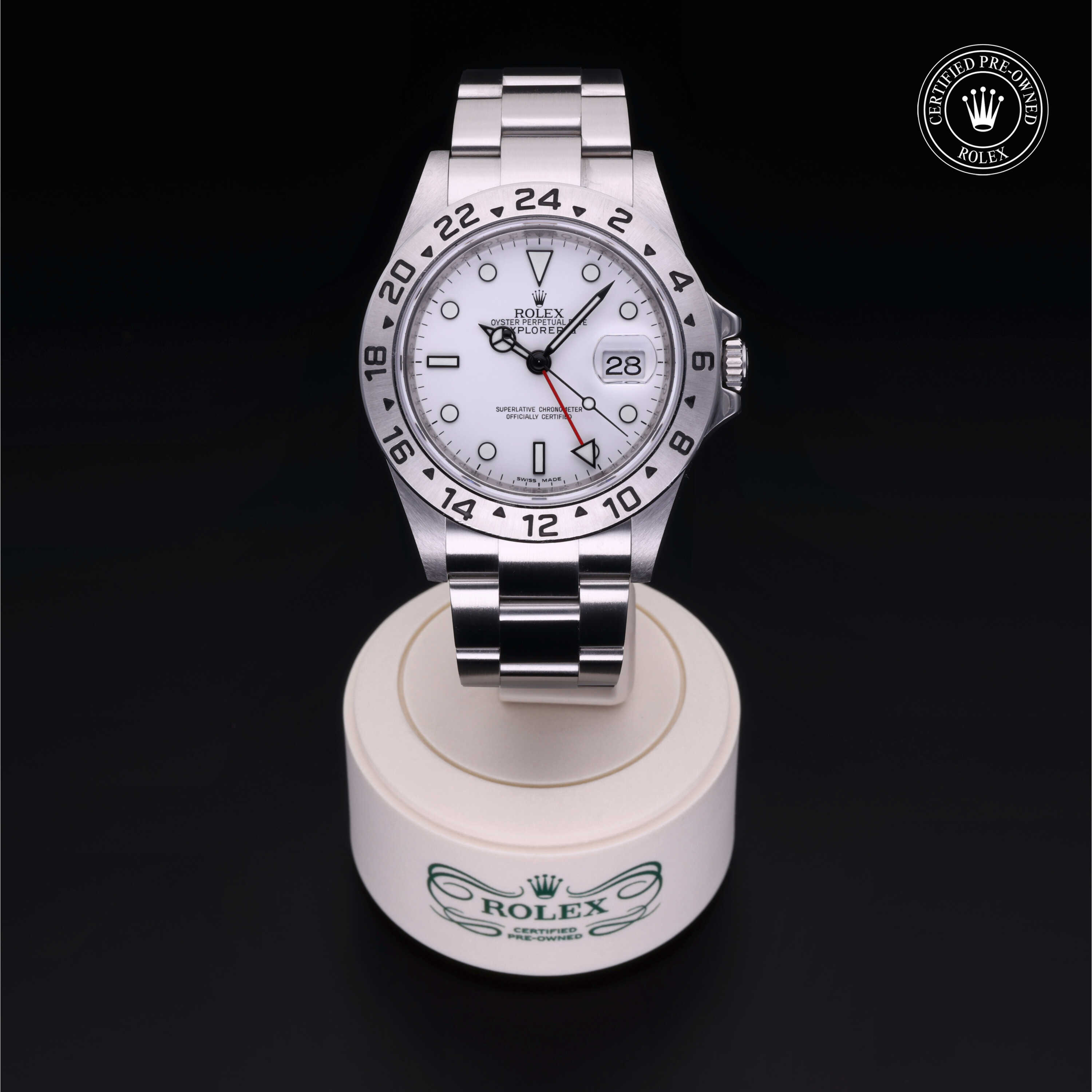 Rolex Explorer II in Oystersteel M16570-0006 at Wilson & Son Jewelers