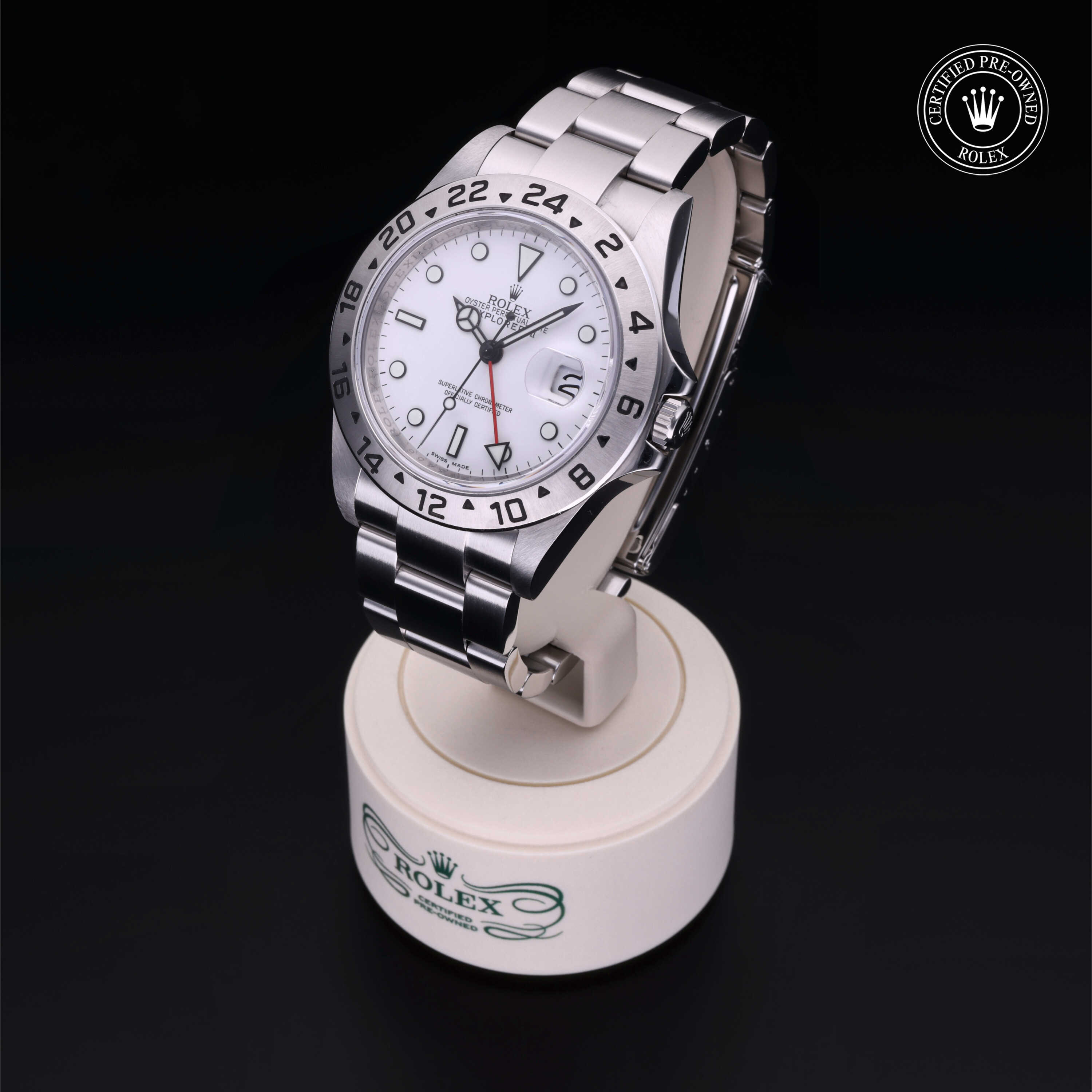 Rolex Explorer II in Oystersteel M16570-0006 at Wilson & Son Jewelers