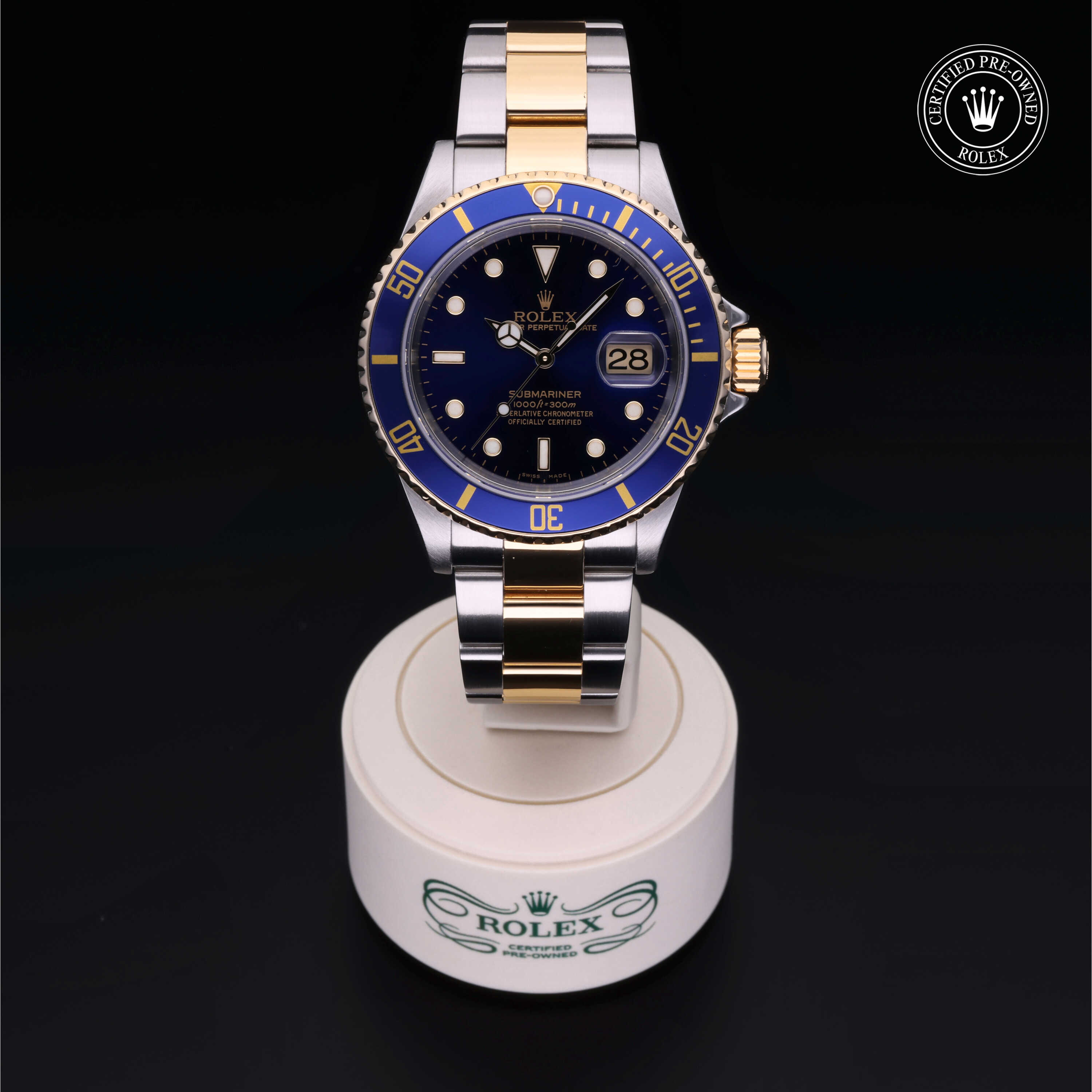 Rolex Submariner in Oystersteel and yellow gold M16613-0015 at Wilson & Son Jewelers