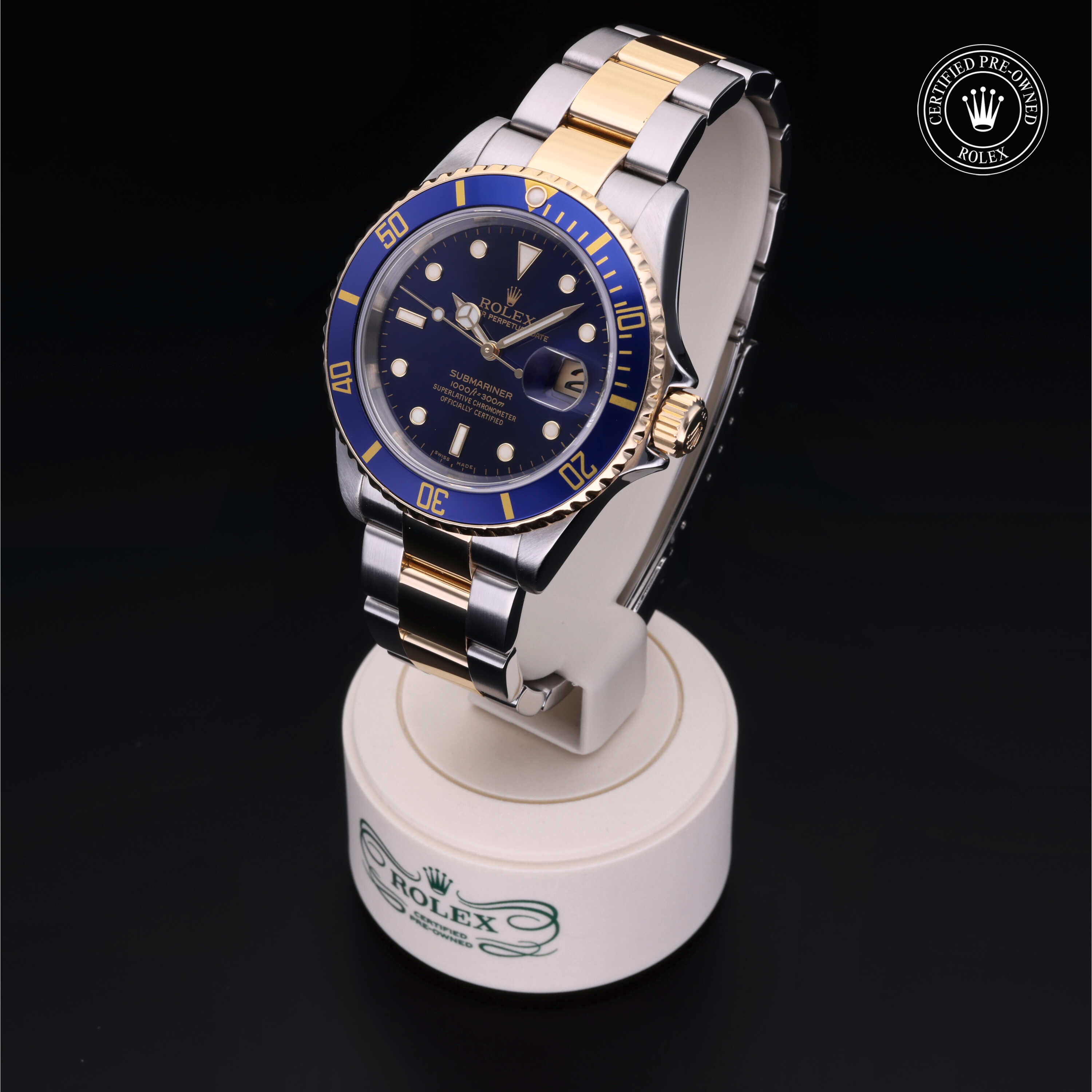 Rolex Submariner in Oystersteel and yellow gold M16613-0015 at Wilson & Son Jewelers