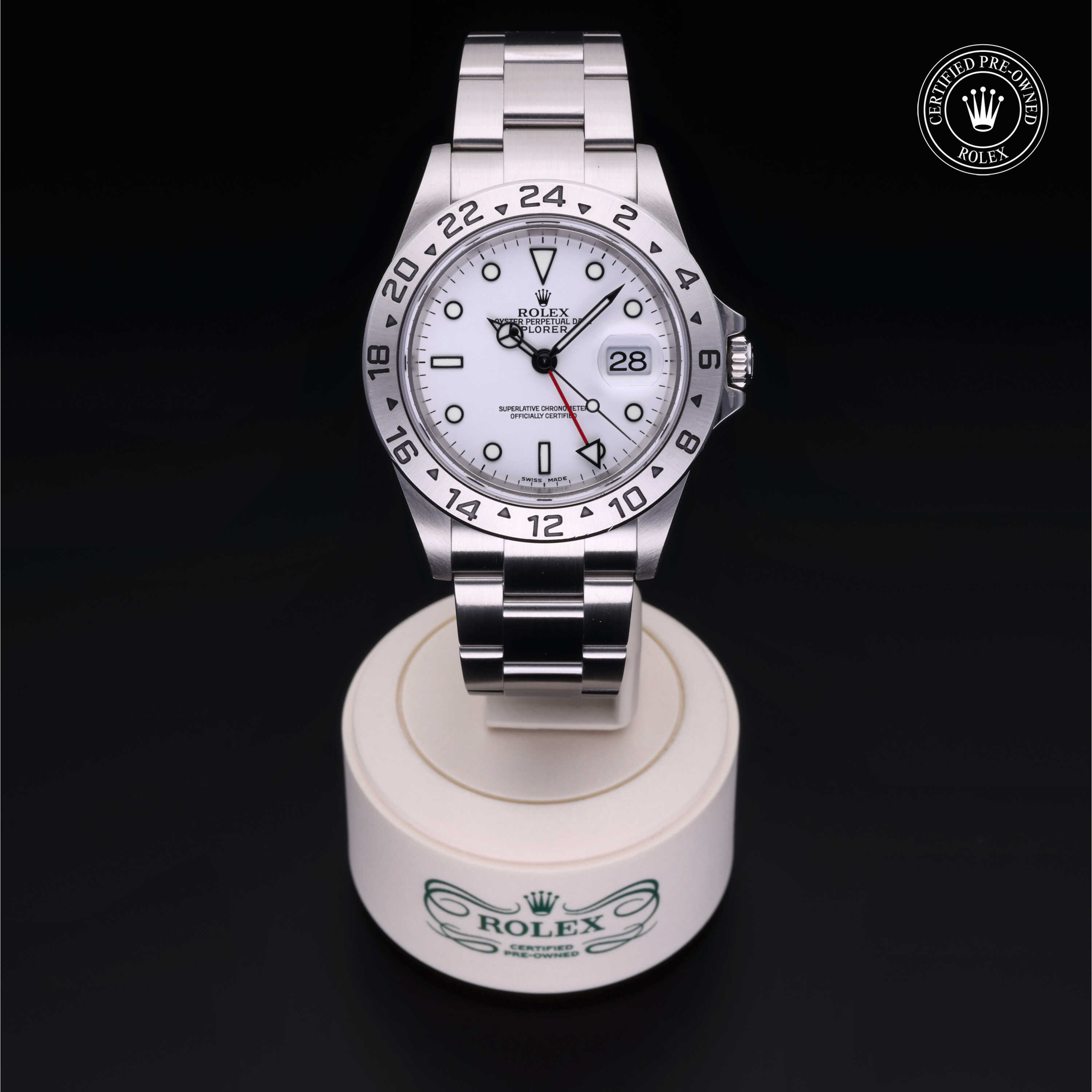 Rolex Explorer II in Oystersteel M16570-0006 at Wilson & Son Jewelers