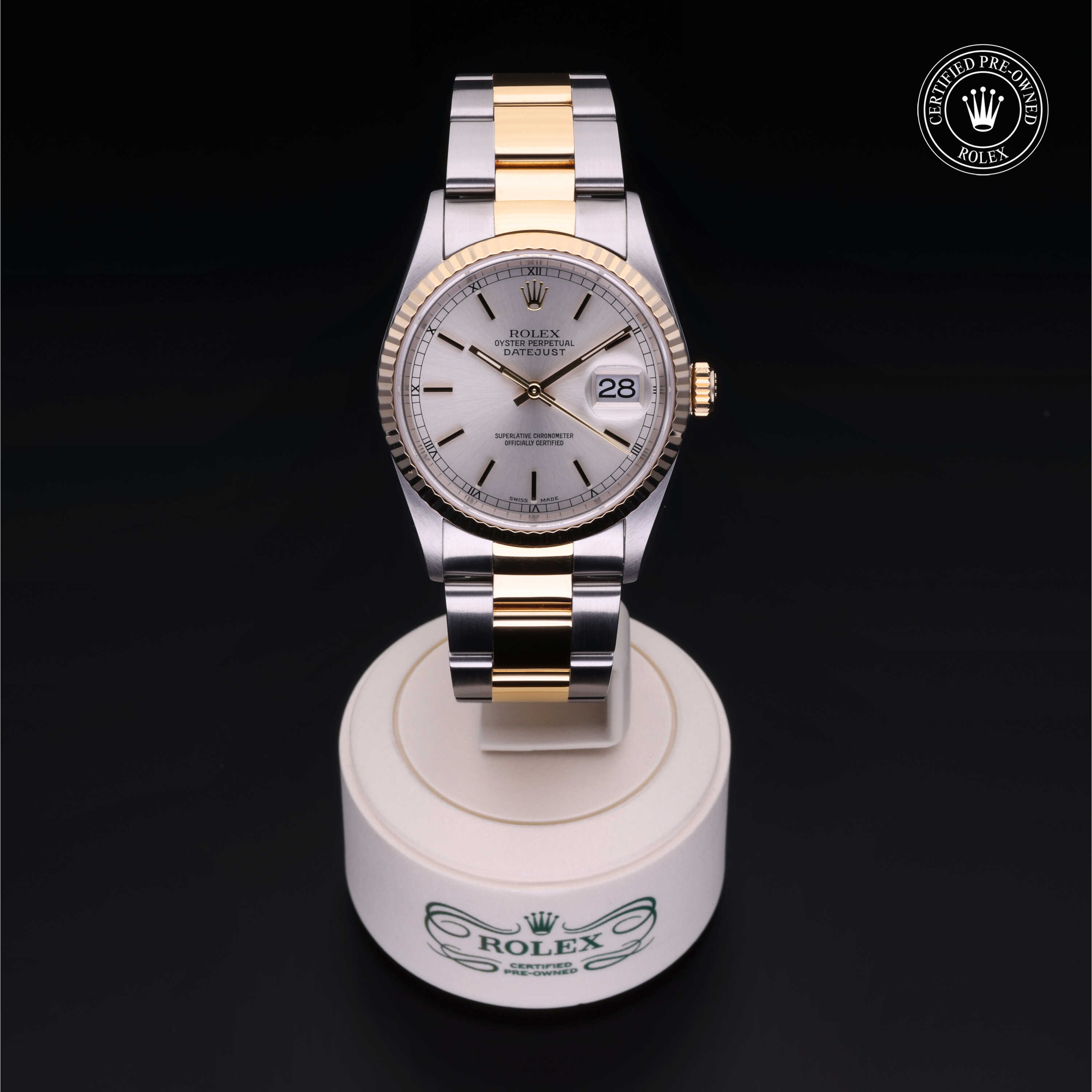 Rolex Datejust in Oystersteel and yellow gold M16233-0045 at Wilson & Son Jewelers