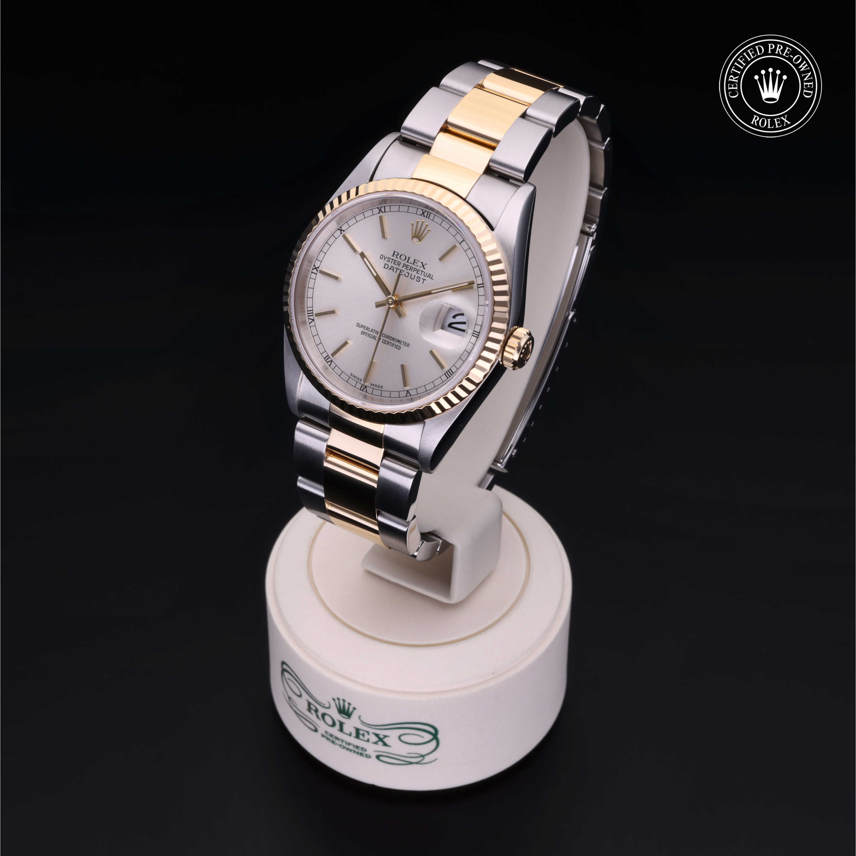 Rolex Datejust in Oystersteel and yellow gold M16233-0045 at Wilson & Son Jewelers