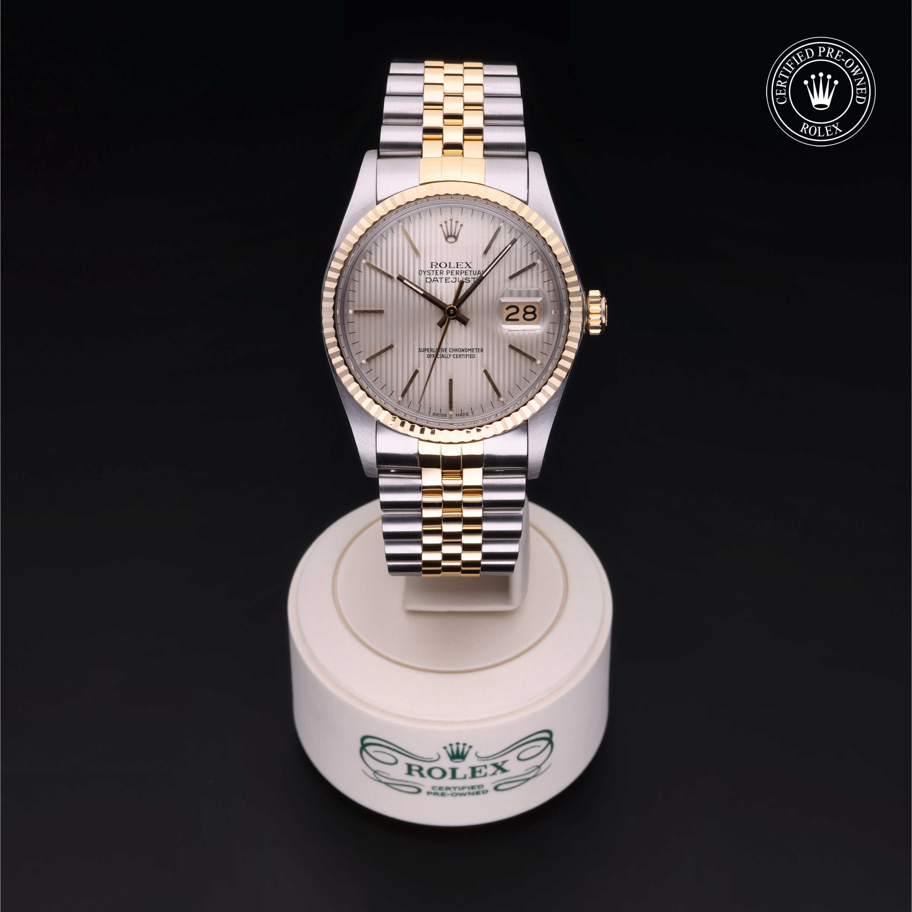 Rolex Datejust in Rolesor 18 Carat Yellow 16013 at Wilson & Son Jewelers