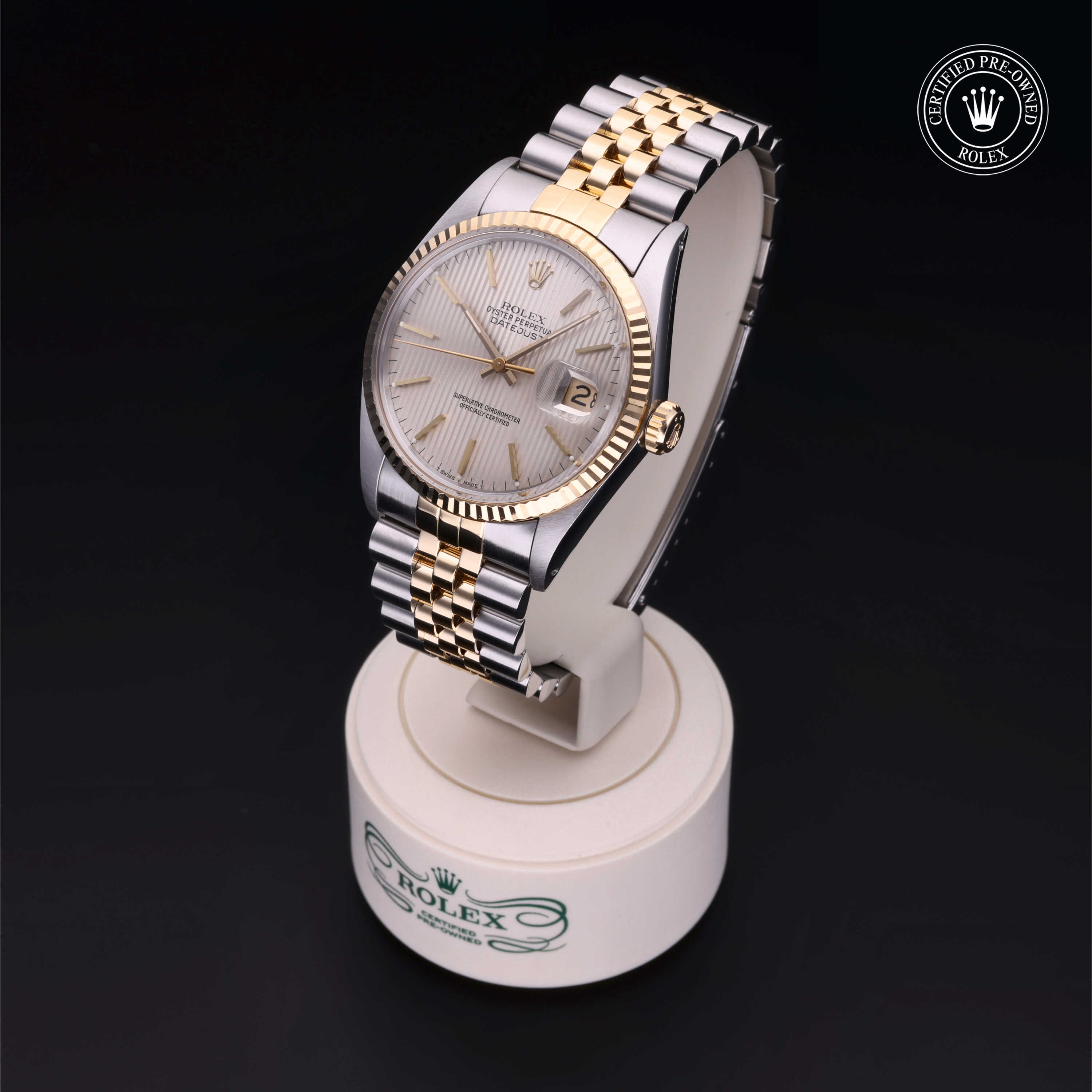 Rolex Datejust in Rolesor 18 Carat Yellow 16013 at Wilson & Son Jewelers