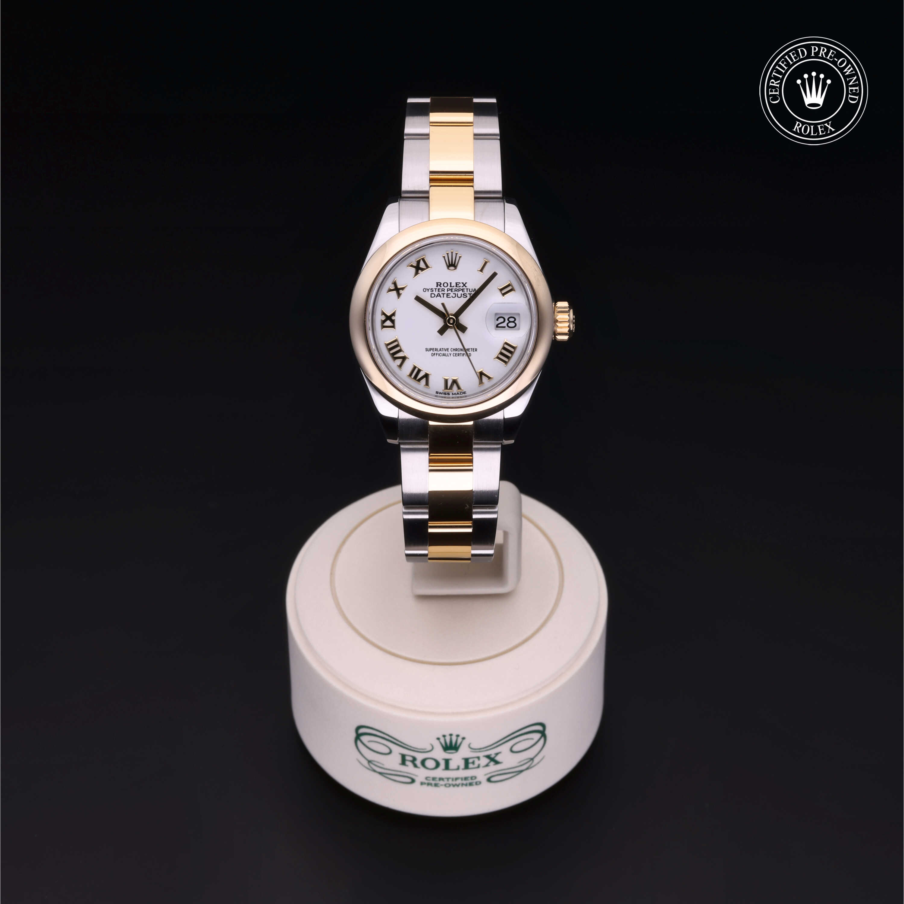 Rolex Lady-Datejust in Rolesor 18 Carat Yellow M279163-0002 at Wilson & Son Jewelers