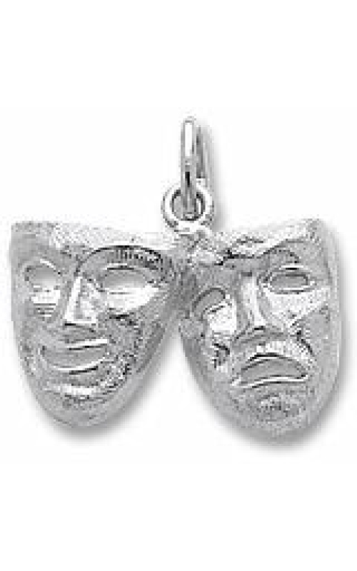 Sterling Silver Comedy & Tragedy Charm