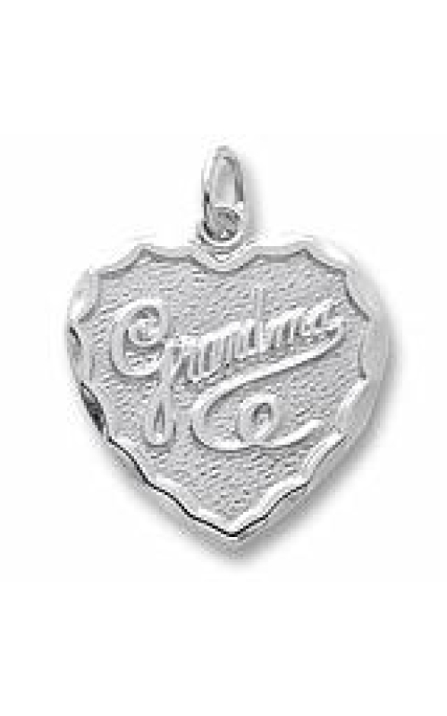 Sterling Silver Grandma Heart Charm