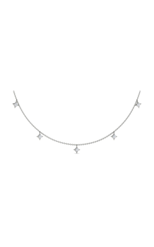 VLORA Estrella Multi Diamond Star Tassel Necklace