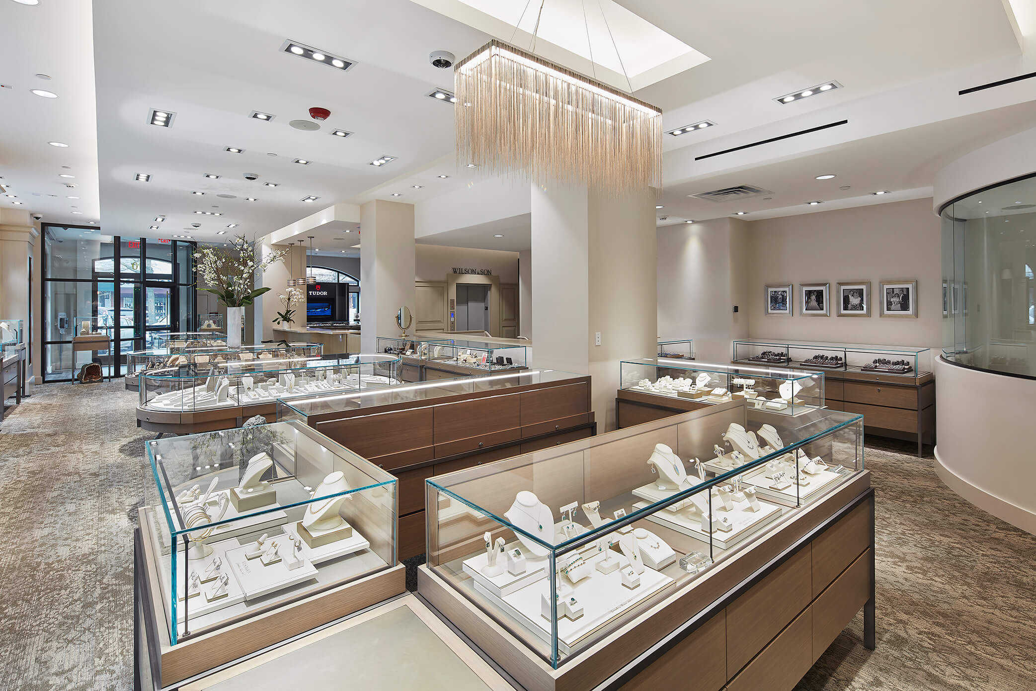 The Wilson & Son Jewelers showroom in Scarsdale, New York.